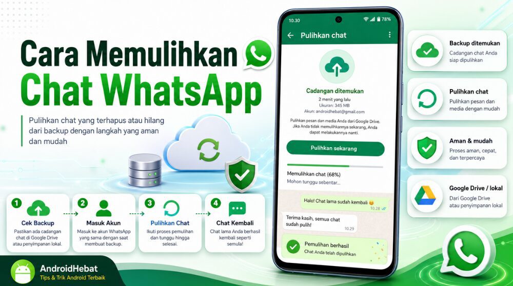 cara memulihkan chat wa