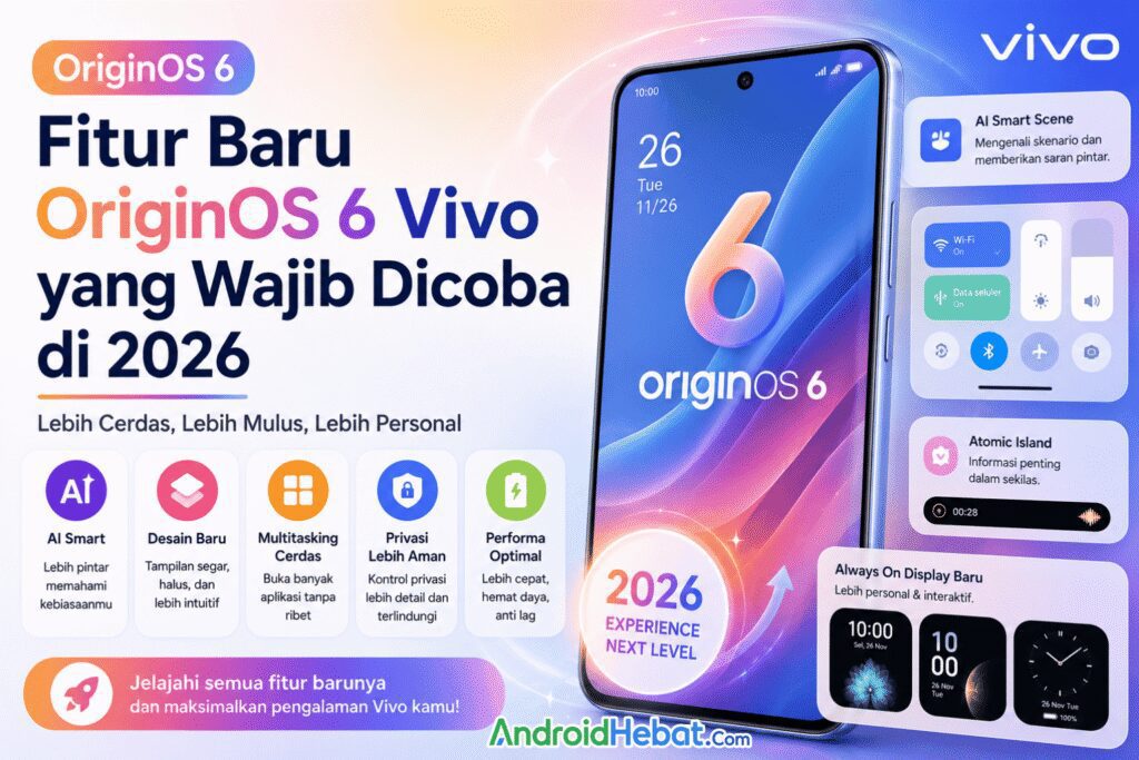 Fitur baru dan kelebihan OriginOS 6 Vivo