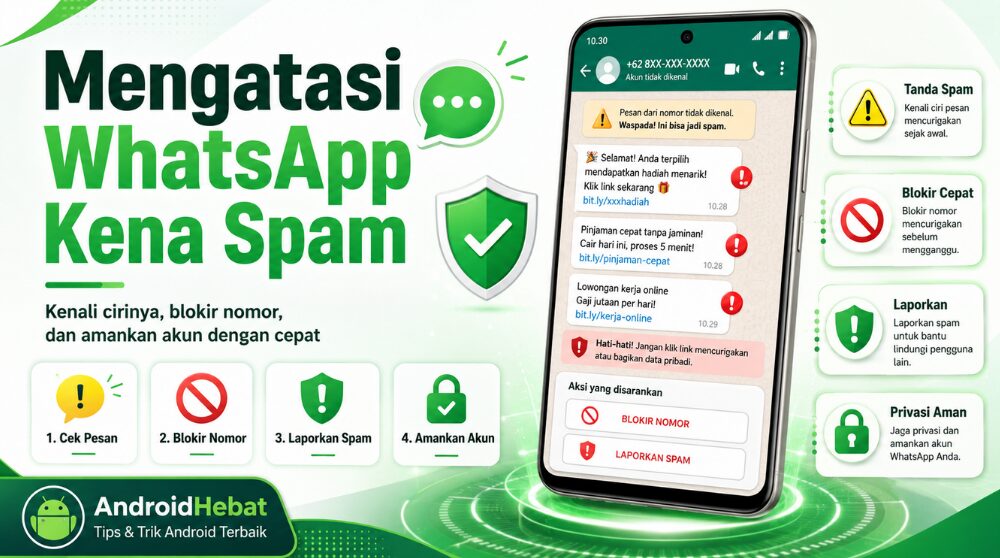 mengatasi whatsapp kena spam